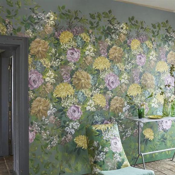 Панно Designers Guild PDG1170/01 Fleurs D Artistes Vintage Green