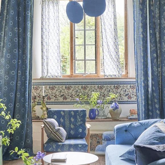 Бордюр John Derian PJD6016/01 Pentimento Wide Border Linen