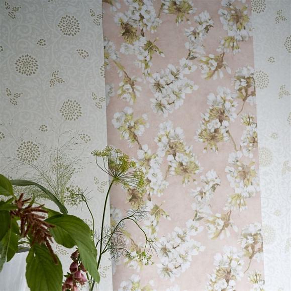 Обои Designers Guild PDG1147/01 Shaqui Pearl