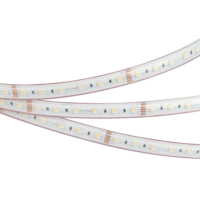 Светодиодная лента Arlight RTW-PS-B60-14mm 24V RGBW-Day-4-in-1 (19.2 W/m, IP67, 5060, 5m) 034187