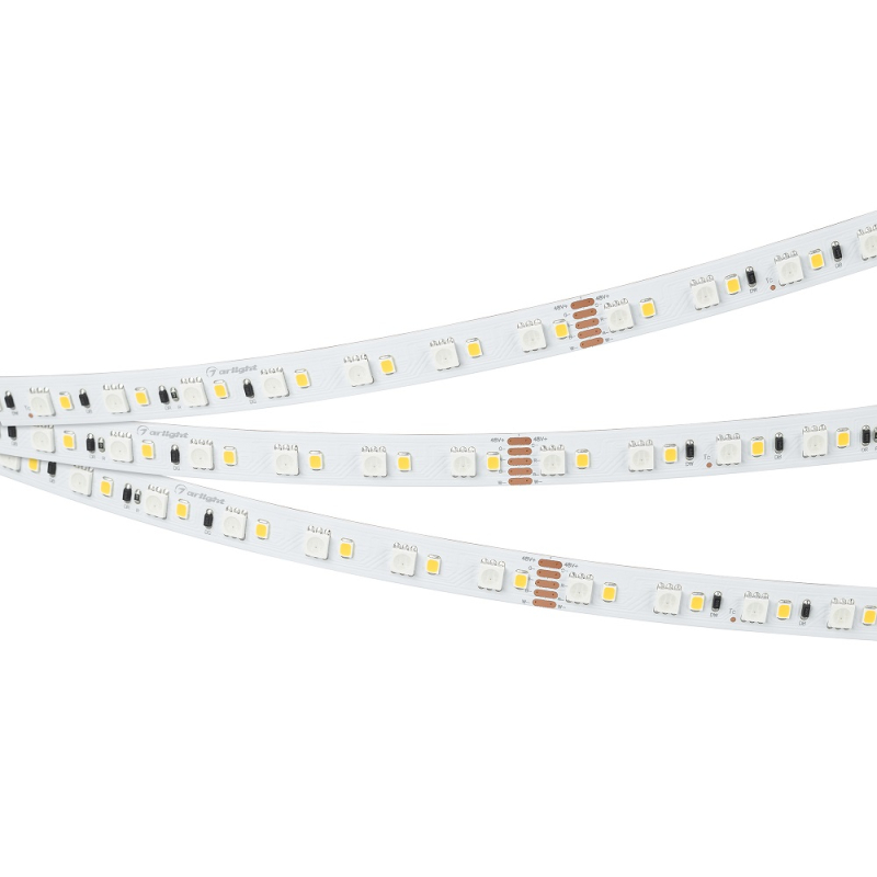 Светодиодная лента Arlight 15W/m 108LED/m 5060/2835SMD разноцветный/теплый белый 40M 029990(2)
