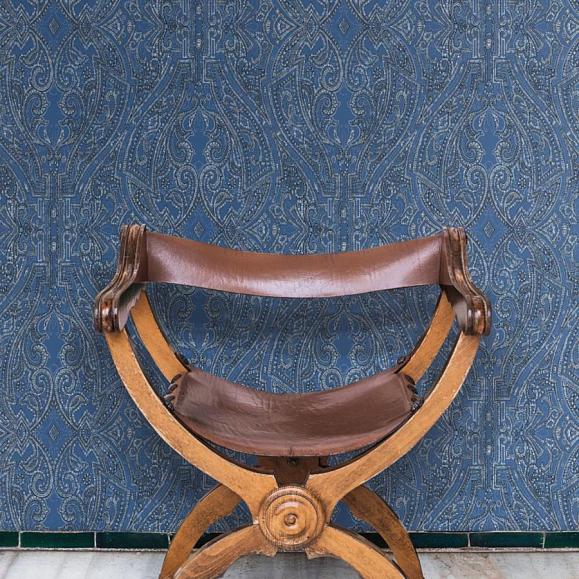Обои York HO2132 Ascot Damask Cobalt