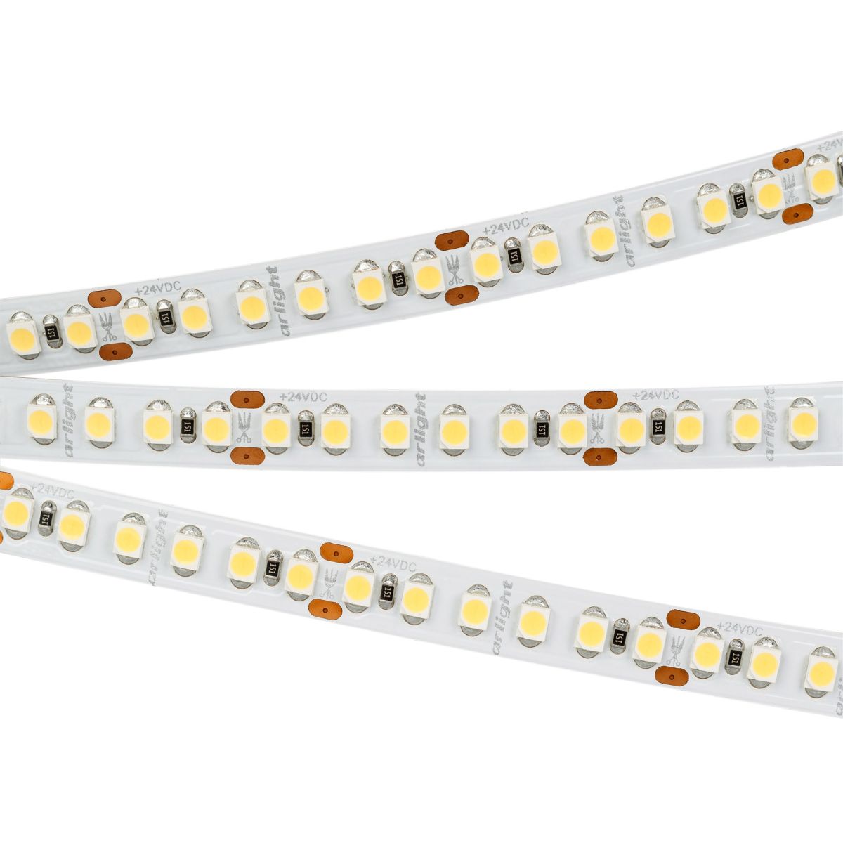 Светодиодная лента Arlight UL-A180-8mm 24V Warm3500 (14.4 W/m, IP20, 5m) (Открытый) 040549(1)