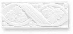 GE01 Бордюр BOISERIE Gemme Bianco Matt 8х20