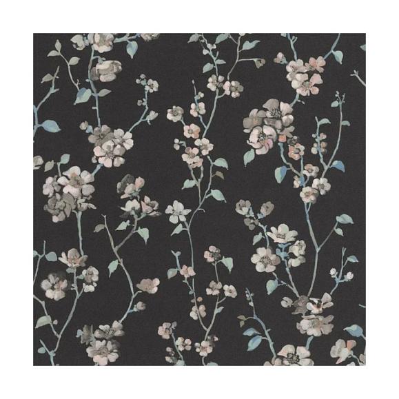 Обои Casadeco 200329505 Apple Blossom Ardoise