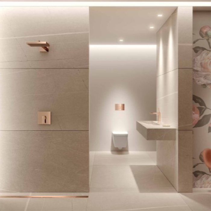 TECE Профиль для душа TECEdrainprofile, 1200 мм, PVD Polished Red Gold