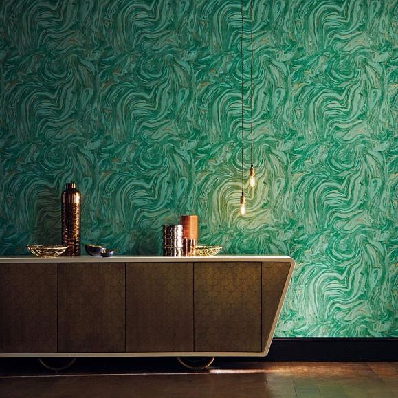 Обои Harlequin 110918 Makrana Emerald