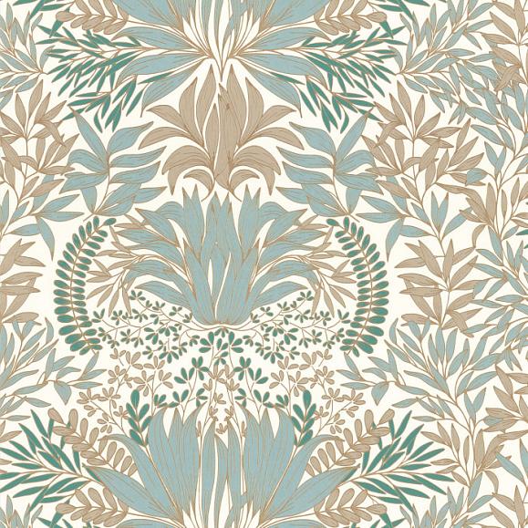 Обои Casamance 75733262 Chardon Blanc/opaline