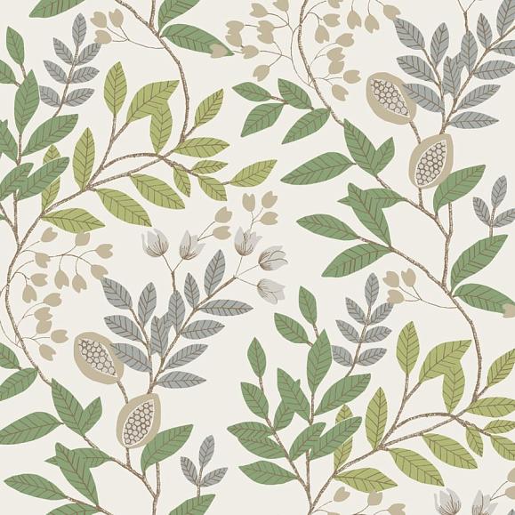 Обои York MN1844 Eden Retreat Beige/Green