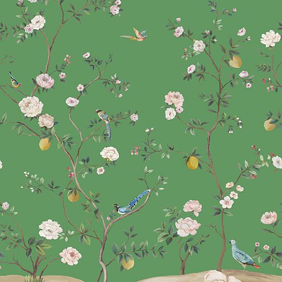 Панно Jaima Brown DB11604M Blossom Chinoiserie Emerald