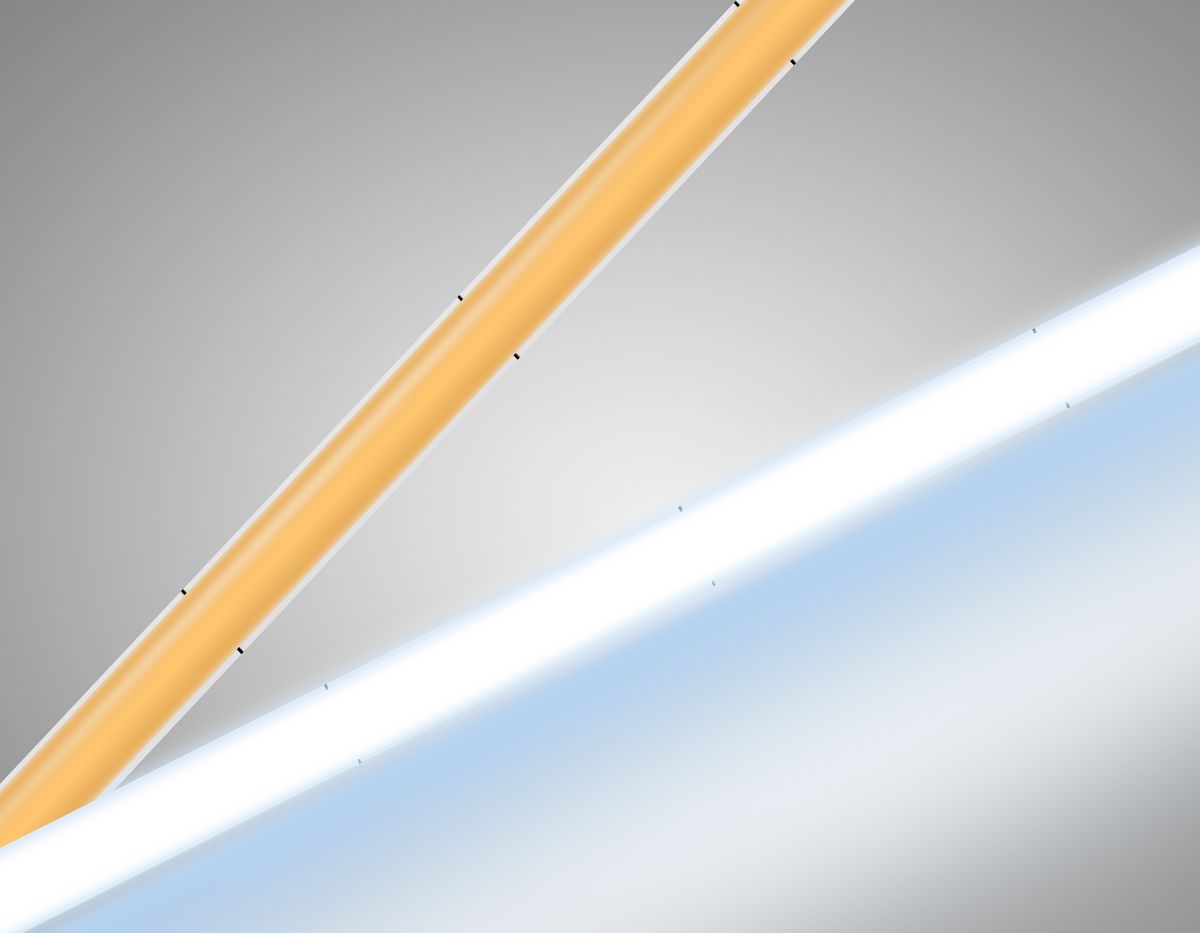 Светодиодная лента Ambrella Light Illumination COB 384Led/ 7W m/ 24V IP20 6500K/ 5m*3mm*2mm (2 конт.) GS4603
