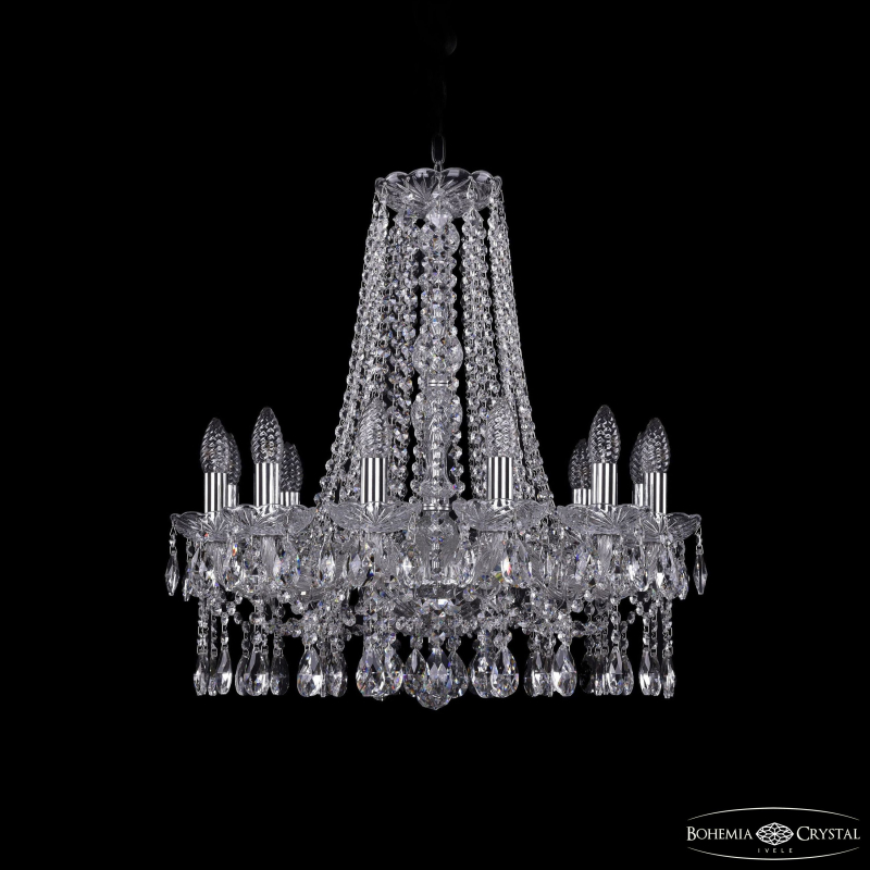 Подвесная люстра Bohemia Ivele Crystal 1413/12/200/h-60 Ni