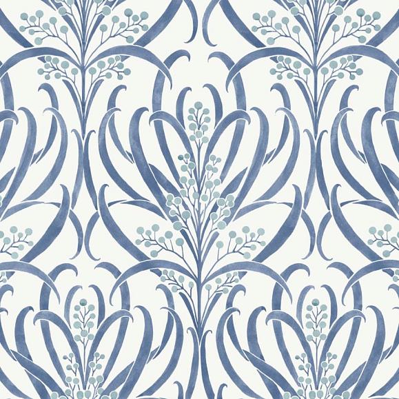 Обои York AC9143 Calluna White/Blue