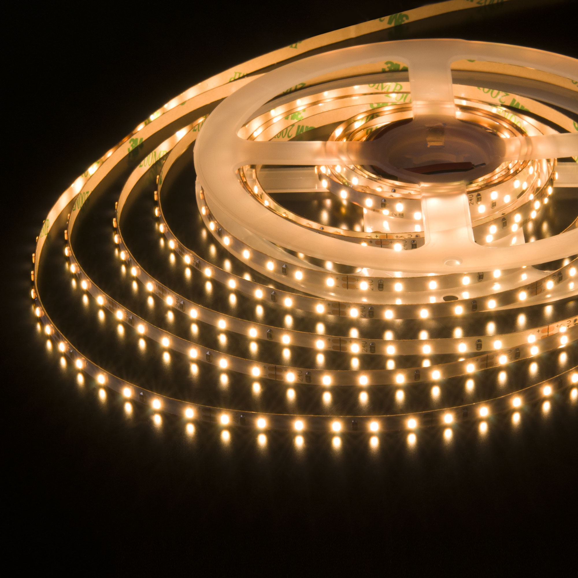 Светодиодная лента Elektrostandard 24V 8W 120Led 2116 IP20 тёплый белый 5м 4690389176623 a056425