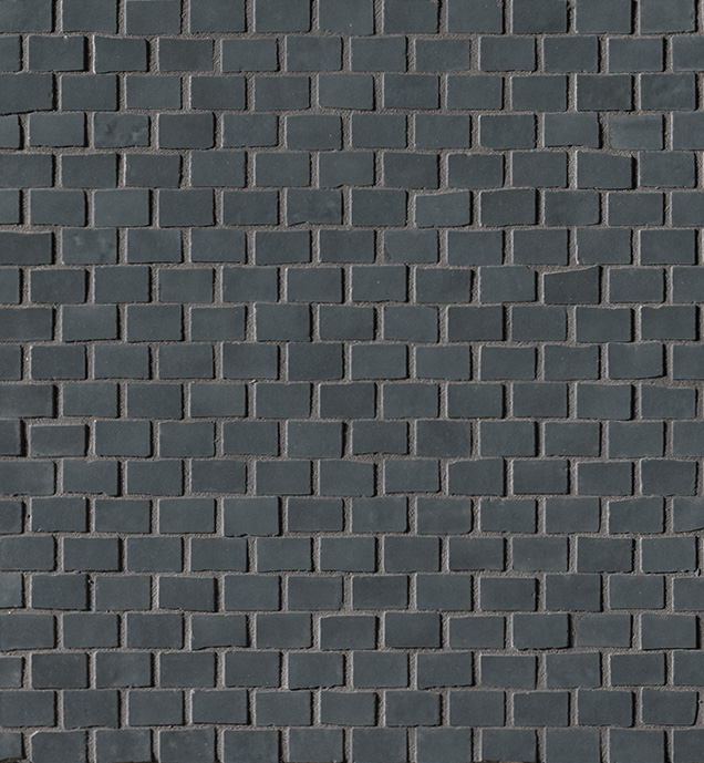 Carbon Brick Mosaico 30x30