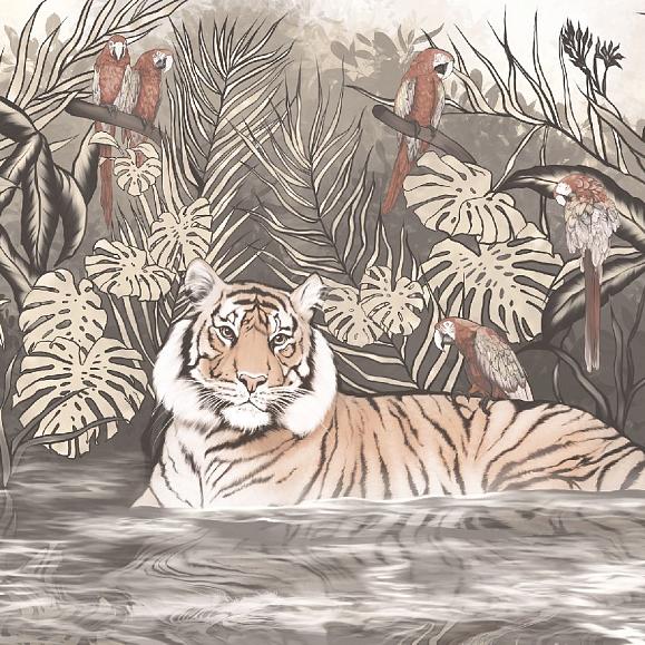 Панно Ortograf 34700 Tiger in the jungle