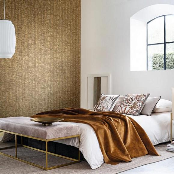 Обои Casamance 75031630 Scandium Noir/Dore