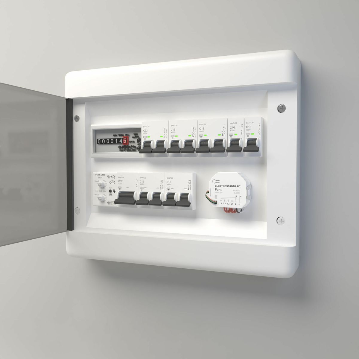 Умное четырехканальное реле Elektrostandard 4690389184406 a059230