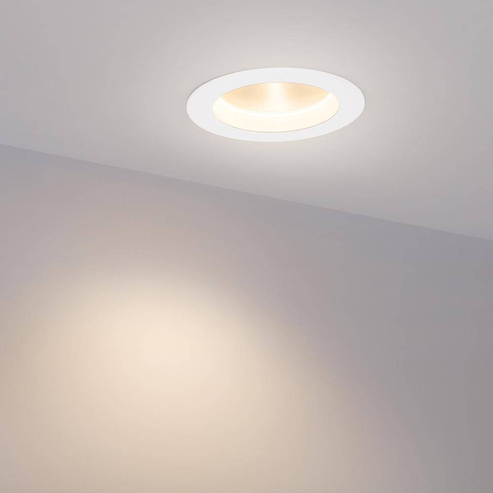 Встраиваемый светодиодный светильник Arlight LTD-105WH-Frost-9W Warm White 021067