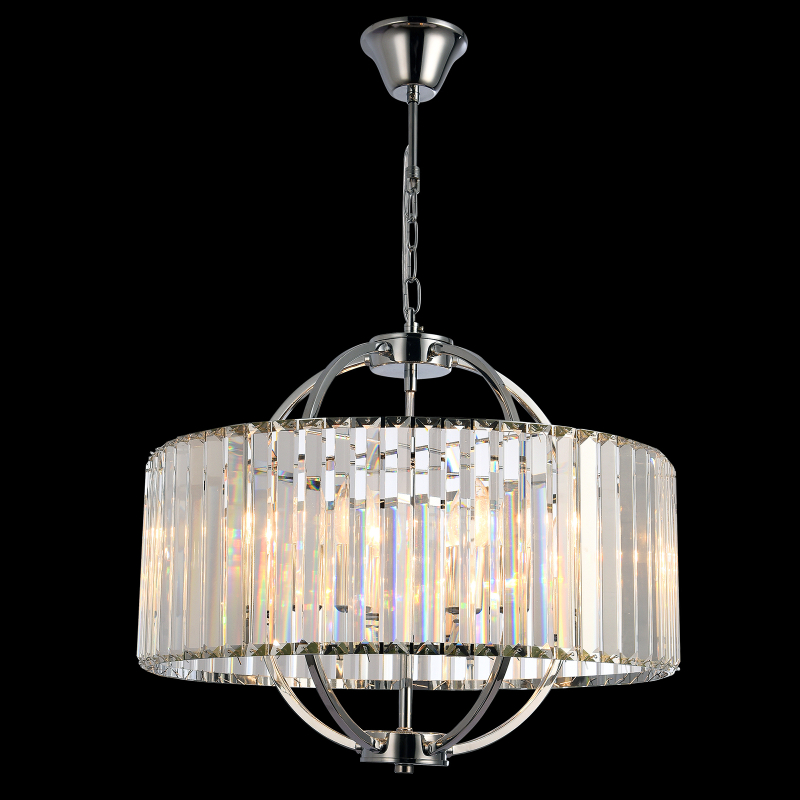 Подвесная люстра Natali Kovaltseva PLAZA 81408/5C CHROME