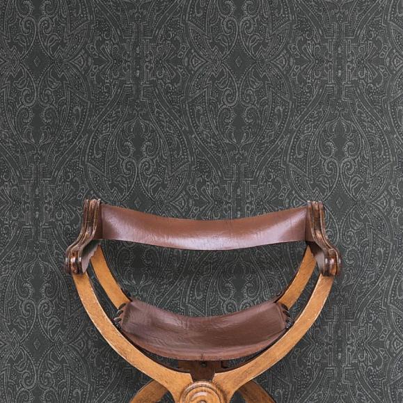 Обои York HO2134 Ascot Damask Black