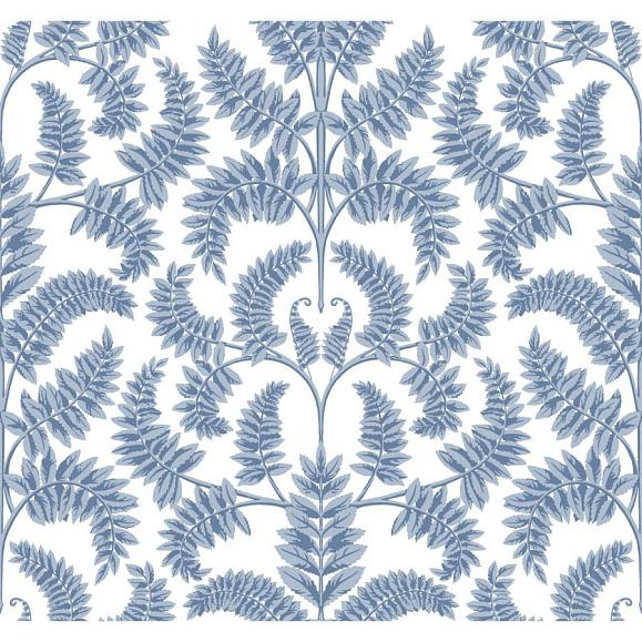 Обои York DM4962 Royal Fern Damask Blue