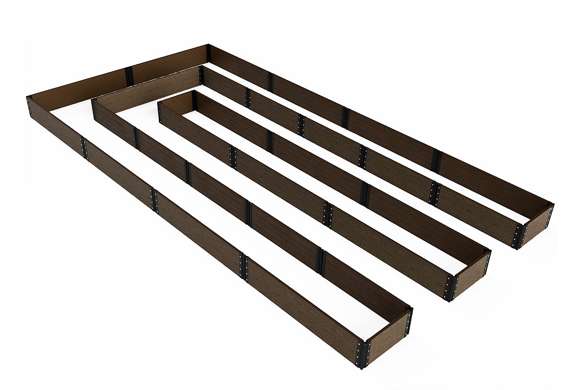 Доска грядочная Holzhof 300*30*2950мм, тиснение 3D