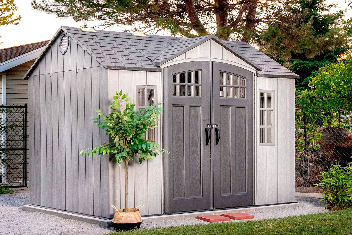Сарай пластиковый Woodlook 10*8