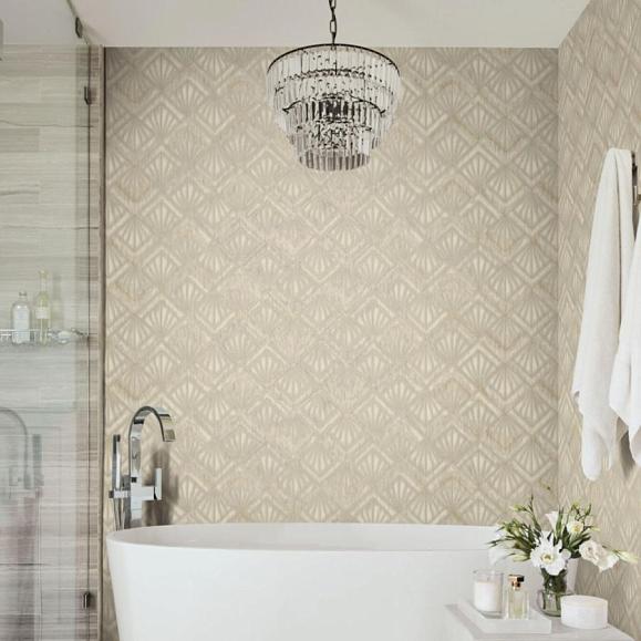 Обои York OS4271 Modern Shell Grey/Beige