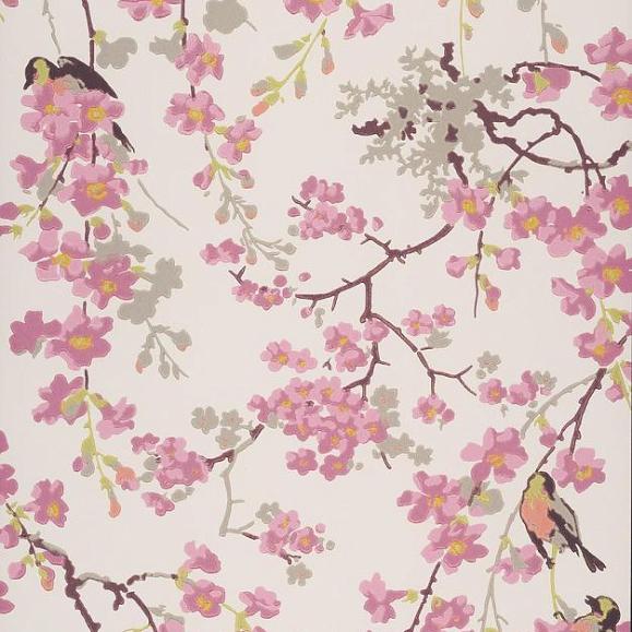 Обои Little Greene 0260MAMINER Massingberd Blossom Mineral