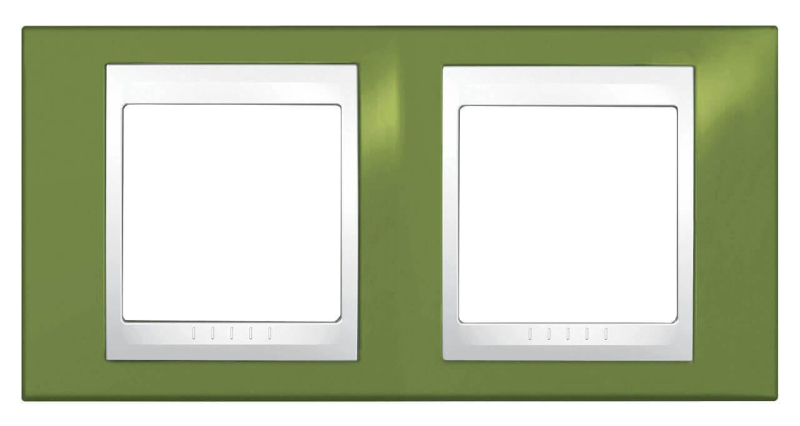 Рамка 2-постовая Schneider Electric Unica Хамелеон MGU6.004.866