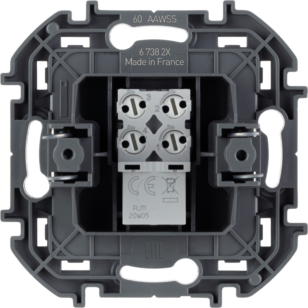 Розетка телефонная RJ11 Legrand Inspiria 673821