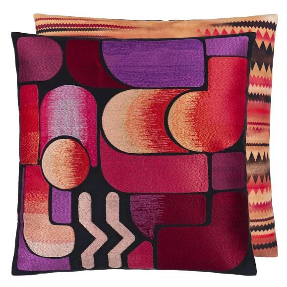 Подушка CCCL0639, Lacroix Graphe, Magenta, Christian Lacroix 45 x 45см