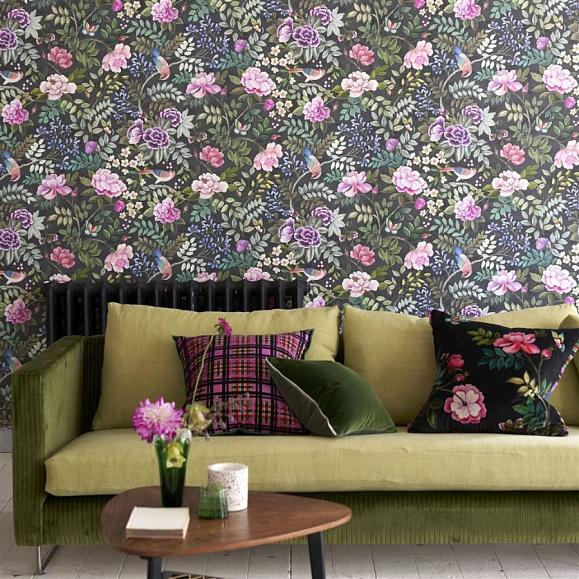 Обои Designers Guild PDG1146/02 Porcelaine de Chine Noir