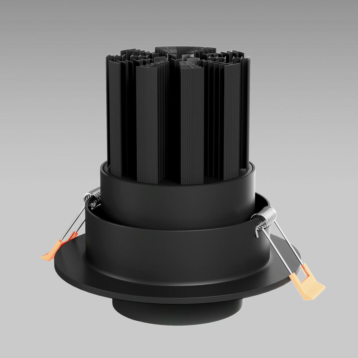 Встраиваемый светодиодный светильник Elektrostandard 9920 LED 15W 4200K черный 4690389162879