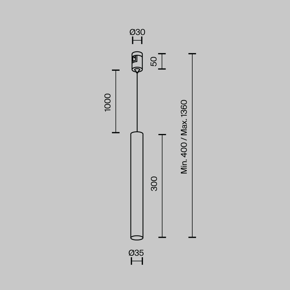 Трековый магнитный светильник Maytoni Focus LED TR155-1-5W3K-B