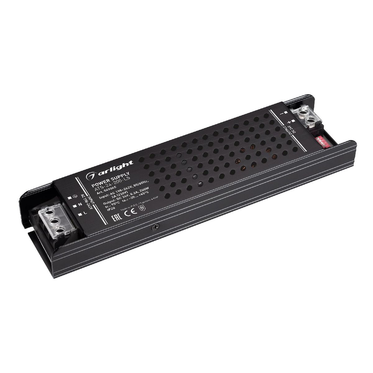 Блок питания Arlight ATS-24-200-LS (24V, 8.3A, 200W) 049065