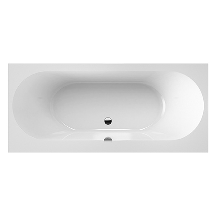 Villeroy&Boch Oberon 2.0 Ванна встраиваемая, 170x75 см, прямоугольная, слив-перелив хром в комплекте , цвет: белый