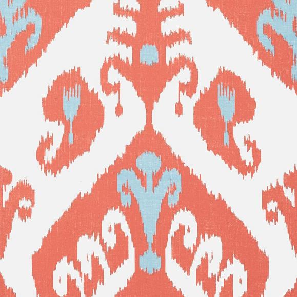 Обои Thibaut T16247 Indies Ikat Coral