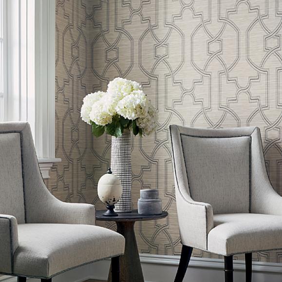 Обои Thibaut T278 Promenade Linen