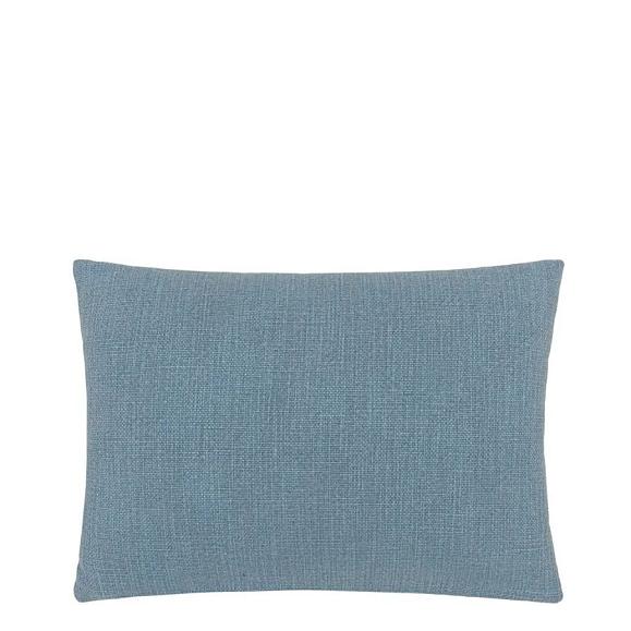 Подушка CCDG1592, Enamel Flower Embroidered Cotton, Indigo, Designers Guild 40 x 30см