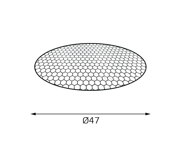 Сетчатый фильтр для светильников Italline HONEYCOMB filter
