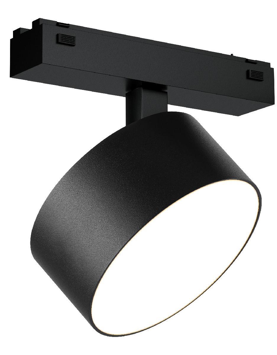 Трековый магнитный светильник iLedex Vision 4825-047-D120-15W-110DG-4000K-BK