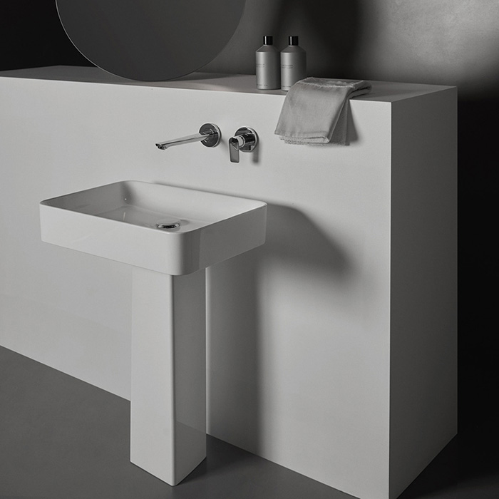 Ideal Standard Conca Раковина накладная 60х40хh12см, прямоугольная, без отв., с крепежом, цвет: белый матовый