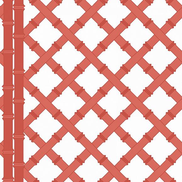 Обои Gaston y Daniela GDW5455-003 Trellis Blanco/Pomelo