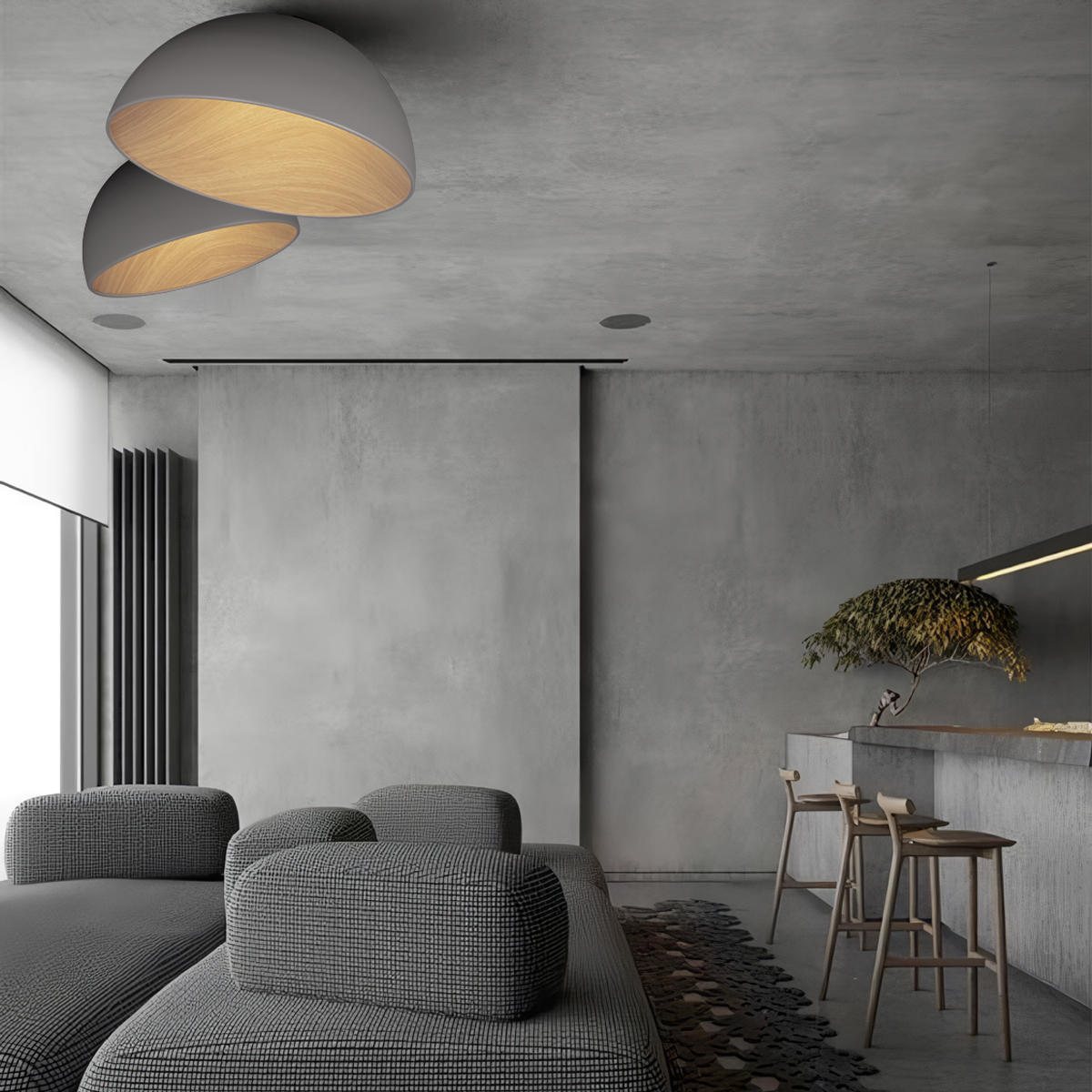 Потолочный светильник Loft IT Egg 10197/500 Grey
