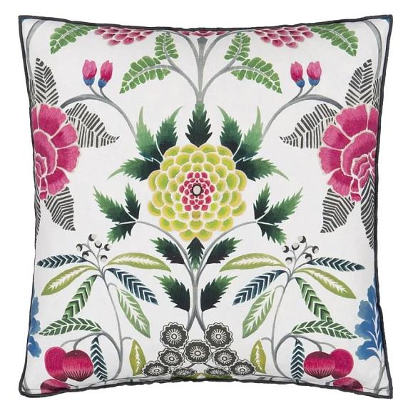 Подушка CCDG1453, Brocart Decoratif Velours, Fuchsia, Designers Guild 55 x 55см