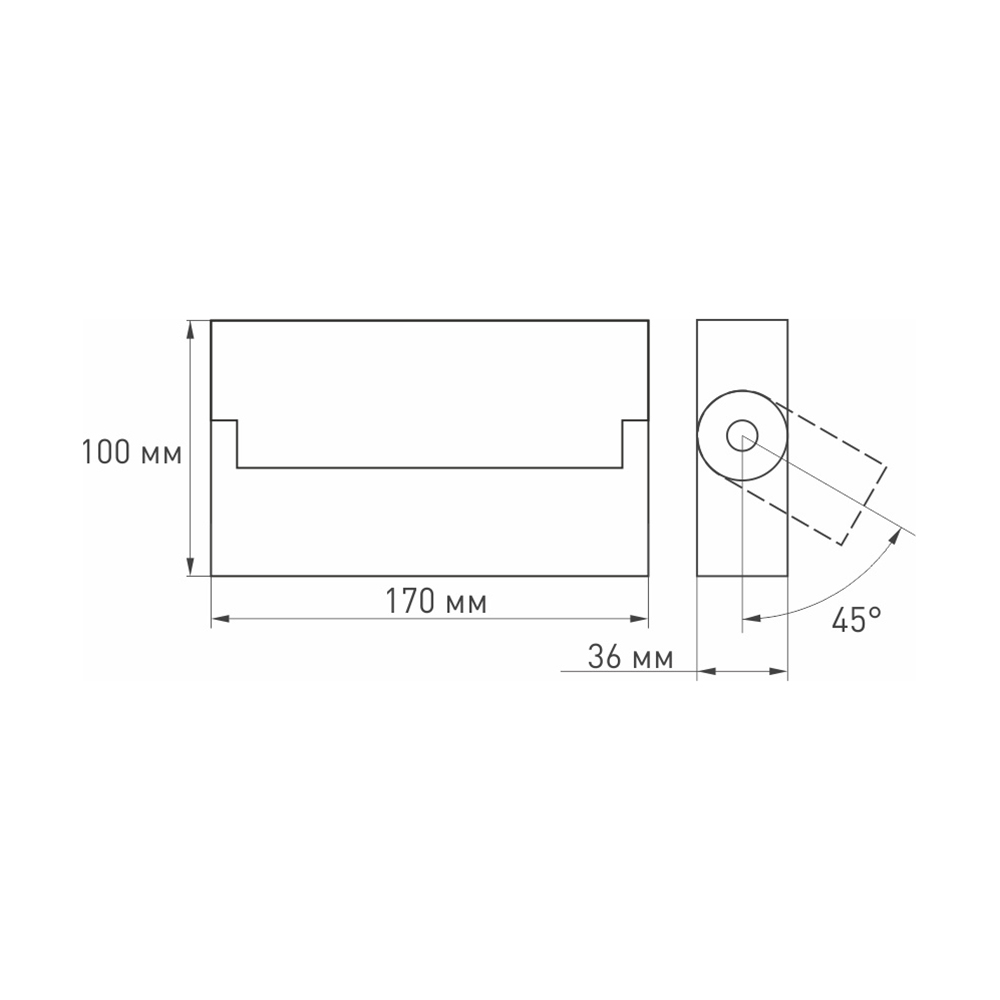 Накладной светильник Arlight SP-LOFT-SURFACE-S170-10W Day4000 026213