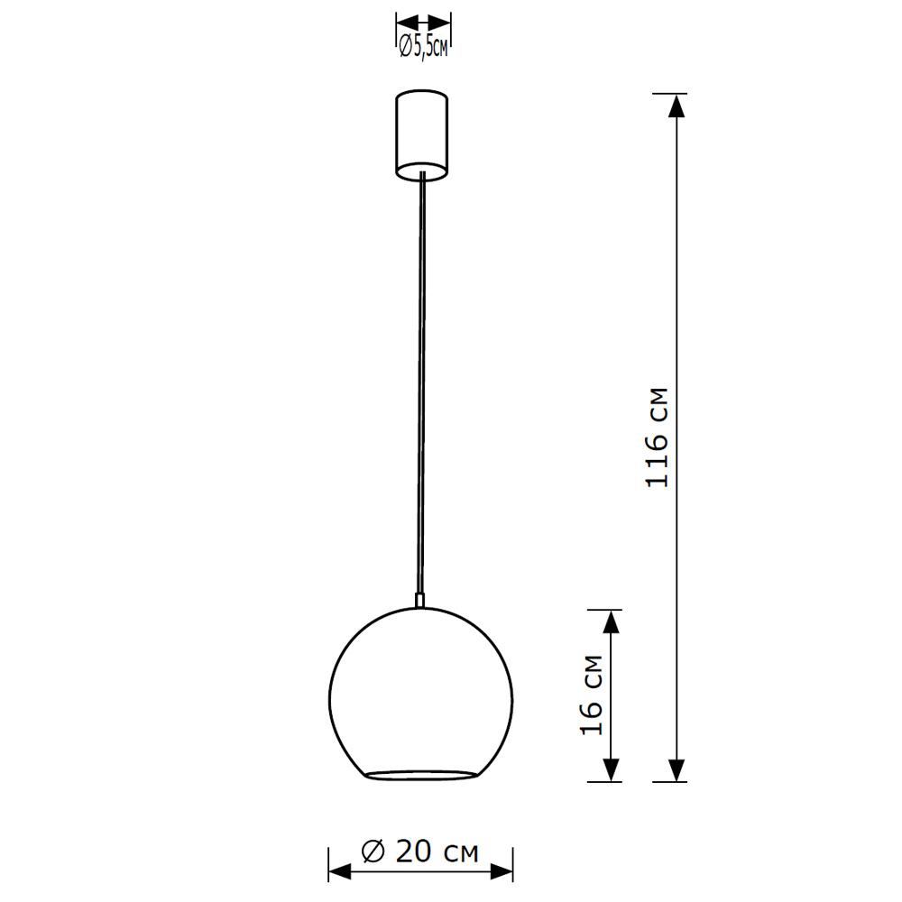 Подвесной светильник LightHall Aura 20 LH032010