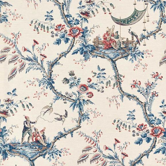 Обои Zoffany 313050 Emperor’s Musician Indigo